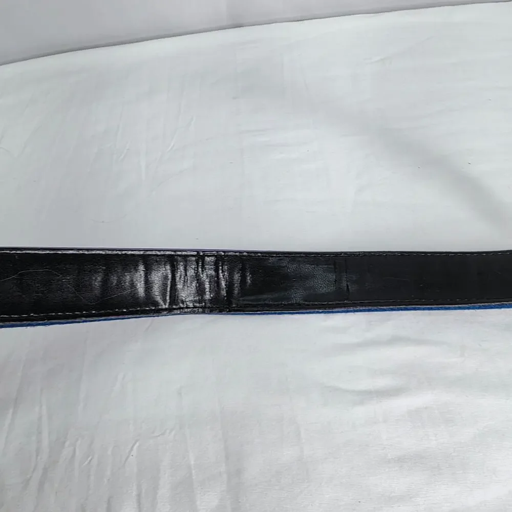 Vintage 80's Color Block Belt Women's XL Retro Colorful Statement Y2K